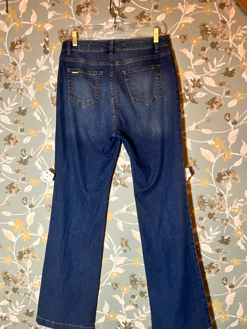 Michael Kors High Rise Wide Leg Trousers with Patch Pockets - Size 8 - Picture 7 of 8